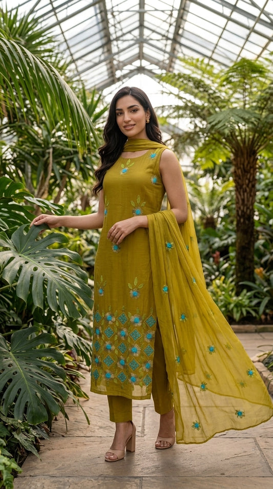 Yellow Krinkle Shefoon