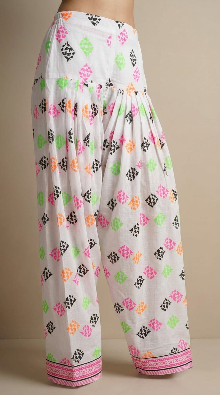 Neon Print Farshi Shalwar