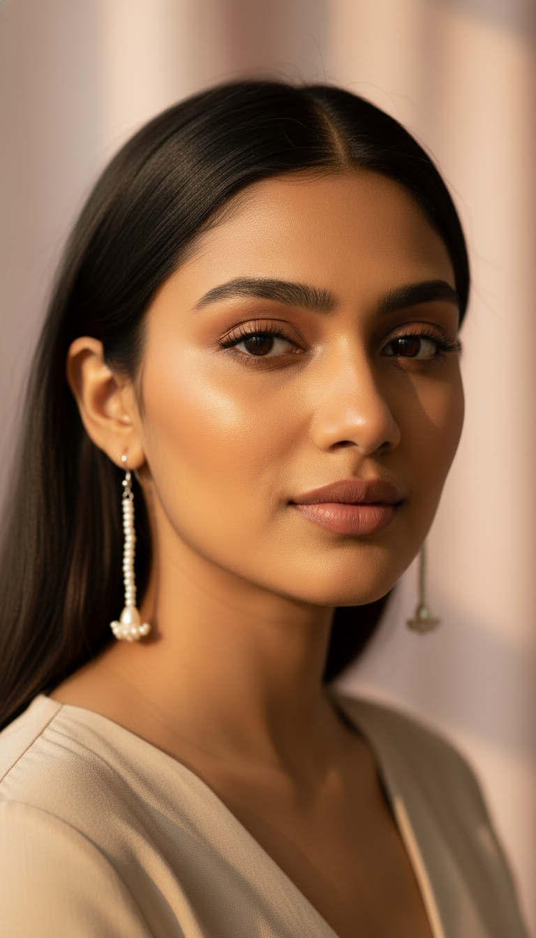 Alquira Pearl Drop Earrings – Soft Elegance Collection