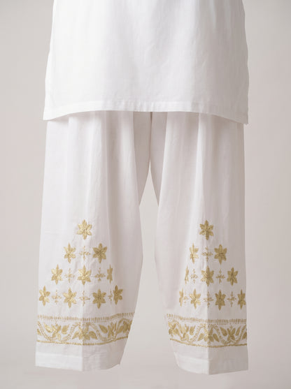 Gota Shalwar I Gold Elegance