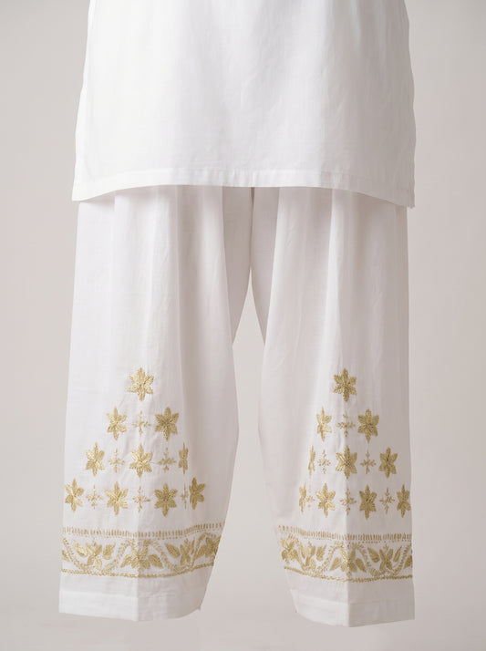 Gota Shalwar I Gold Elegance