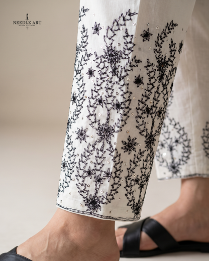 Gota Shalwar I Noir Blossom