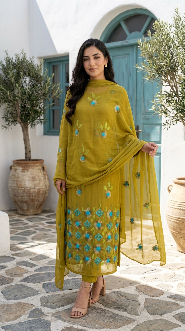 Yellow Krinkle Shefoon