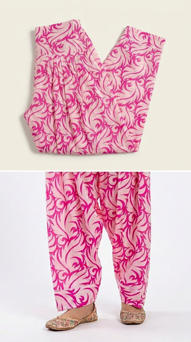 Neon Print Farshi Shalwar 2